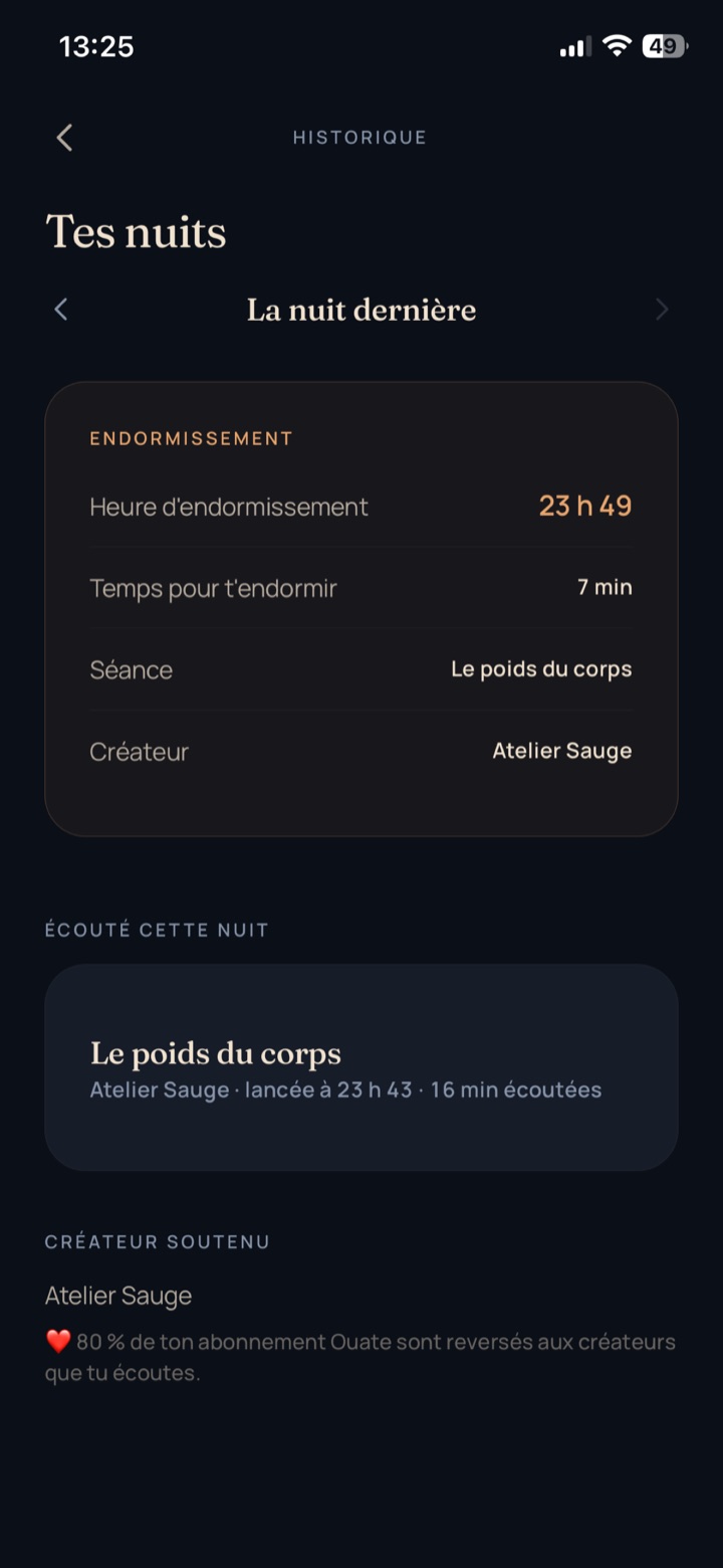 L’écran d’une nuit : la séance écoutée et le créateur soutenu cette nuit-là